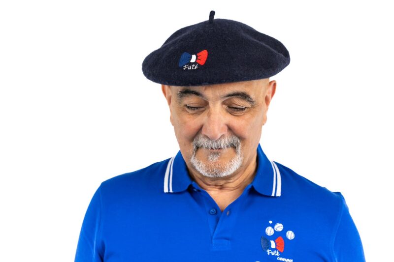 Beret bleu 15 - Cochon Futé