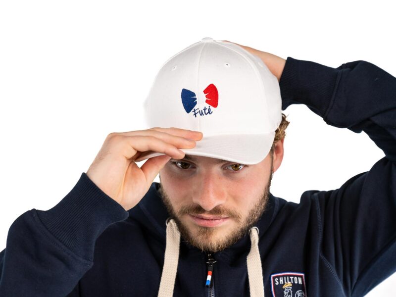 Casquette Blanche 1 - Cochon Futé