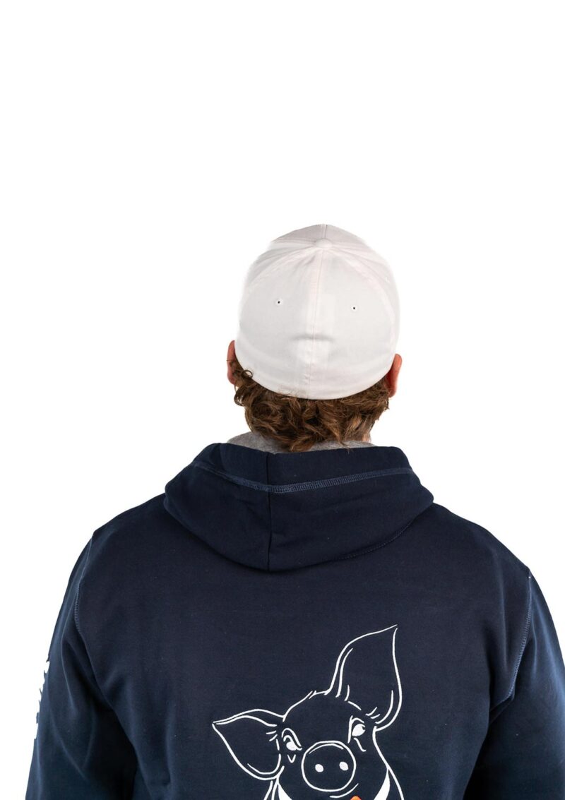 Casquette Blanche 19 - Cochon Futé