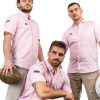 Chemise SHILTON Oxford Chemisette rose trio 2 2 Chemisette rose trio 2 - Cochon Futé