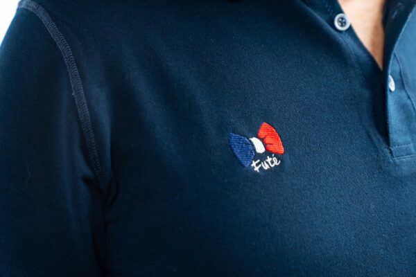 Polo shilton basique bleu 18 - Cochon Futé