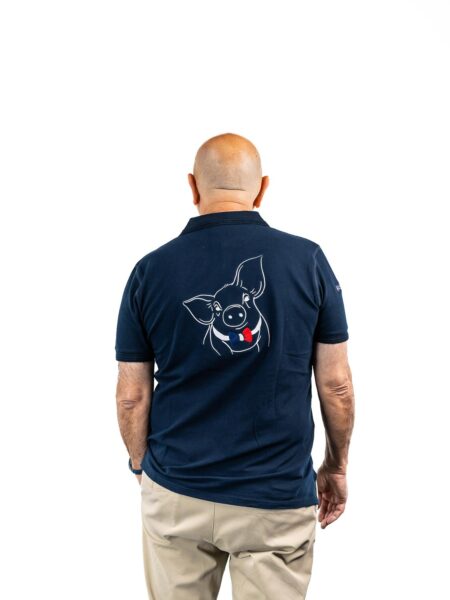 Polo shilton basique bleu 9 - Cochon Futé