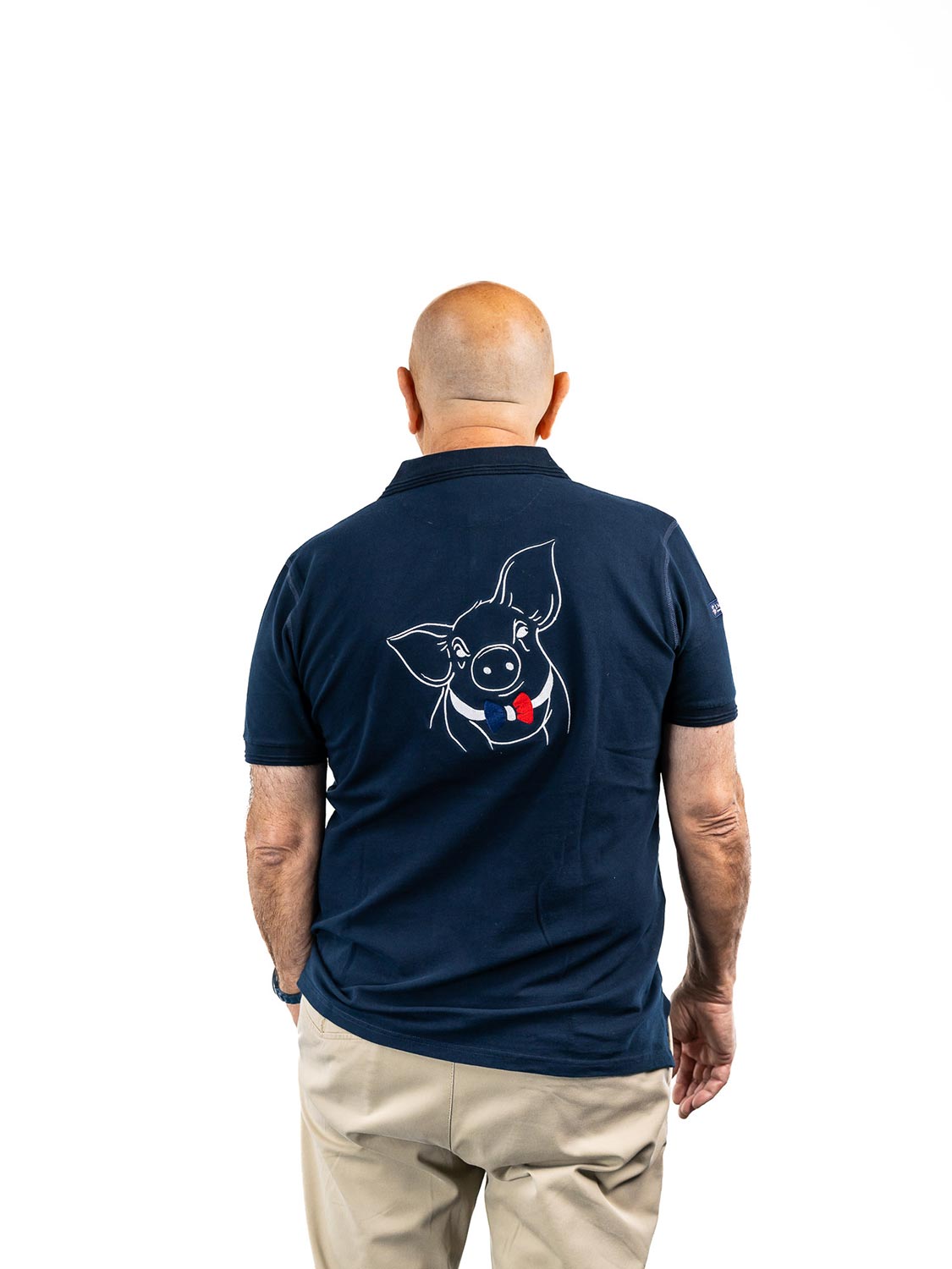 Polo shilton basique bleu 9 - Cochon Futé