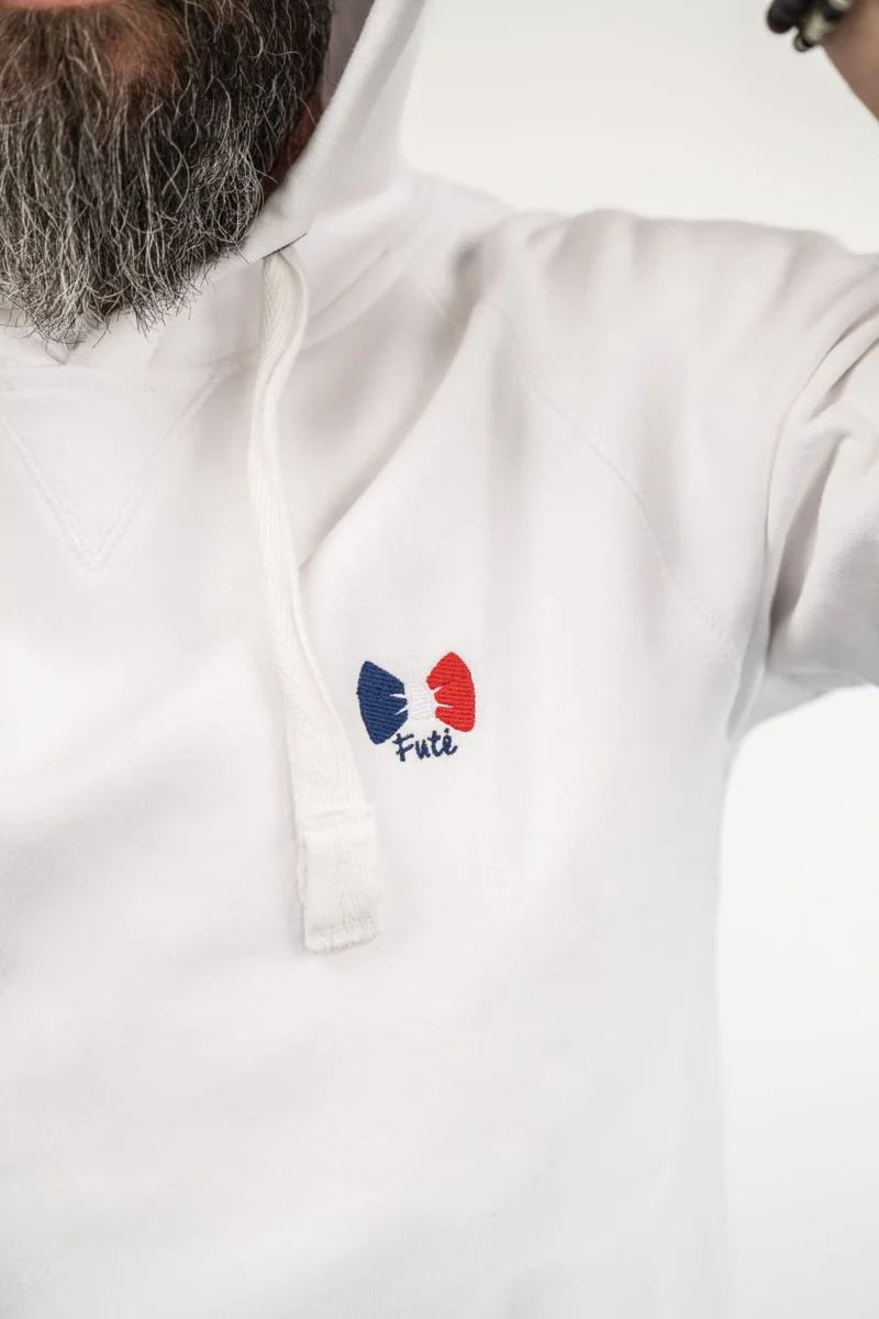 Pull Homme Blanc 12 - Cochon Futé