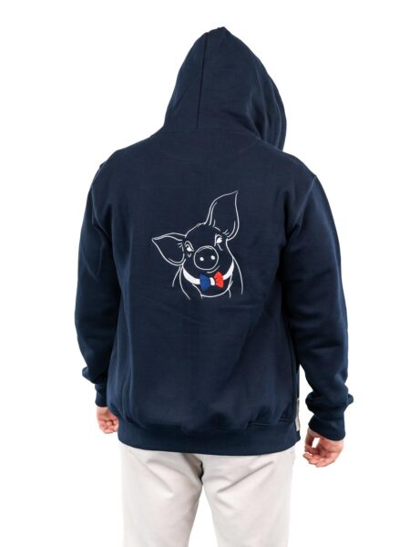Sweat Shilton Zip bleu 32 - Cochon Futé