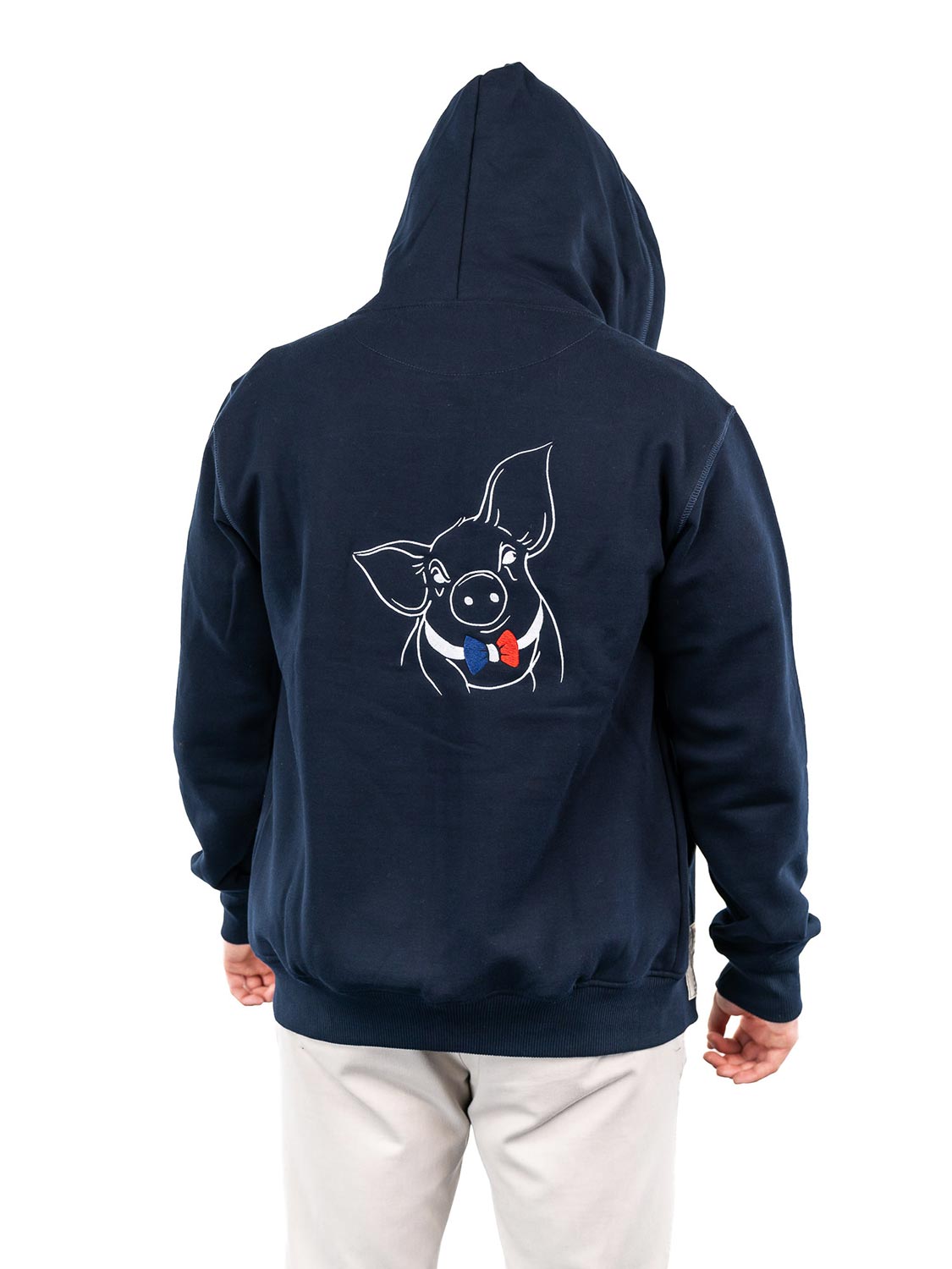 Sweat Shilton Zip bleu 32 - Cochon Futé