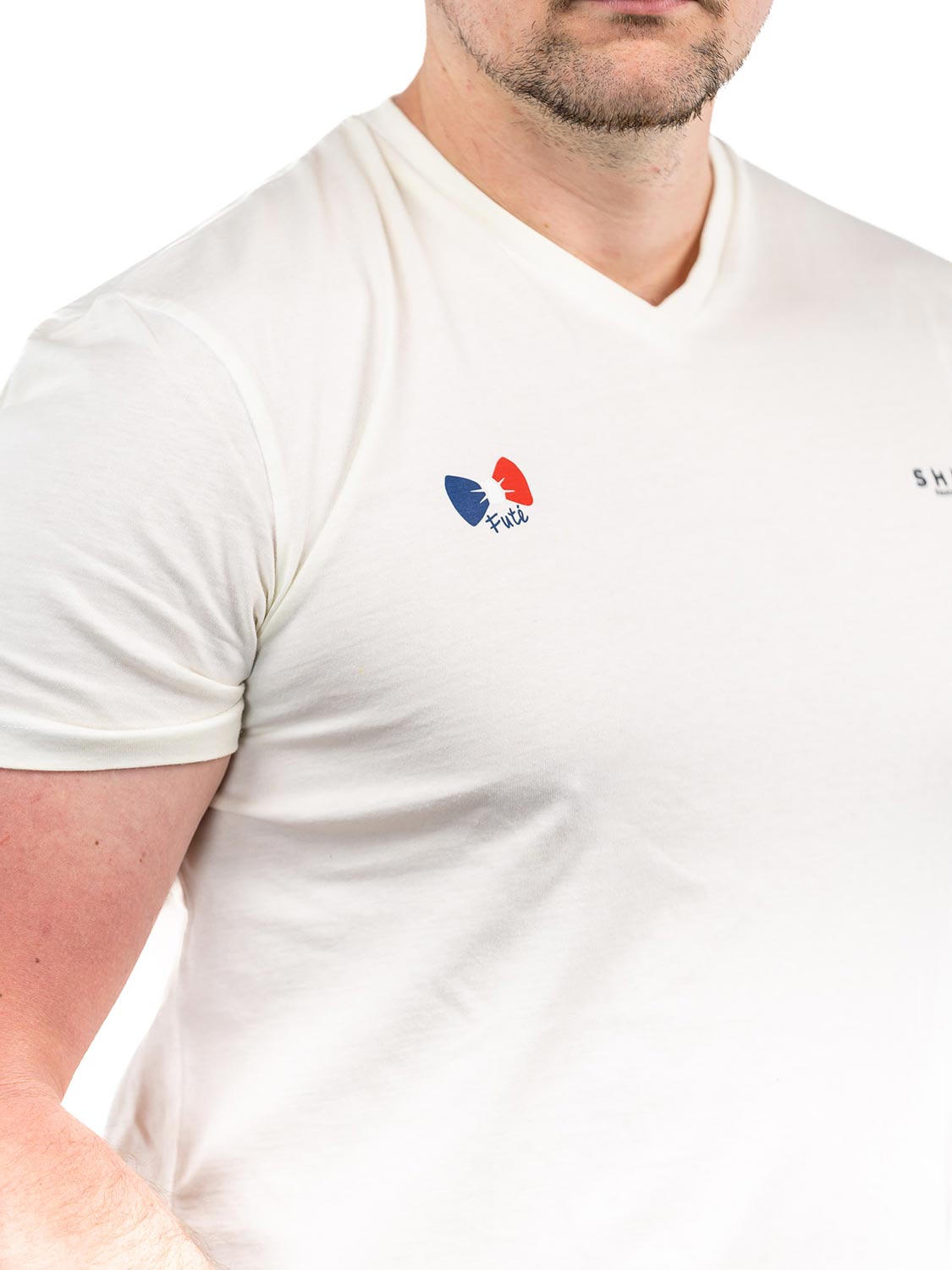 Tee shirt shilton vintage blanc 18 - Cochon Futé