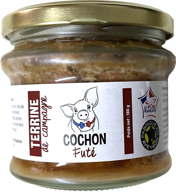 412231 3 Pate Campagne Viande - Cochon Futé