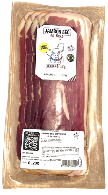 412286 2 Jambon 7 mois x4 Tranches - Cochon Futé